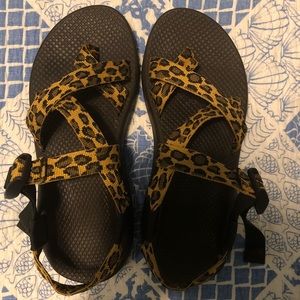 Leopard Print Chacos